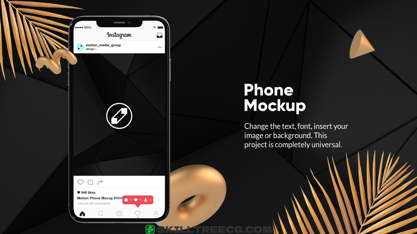 图片[6]-10 Black Phone Mockups（756507）-技能树